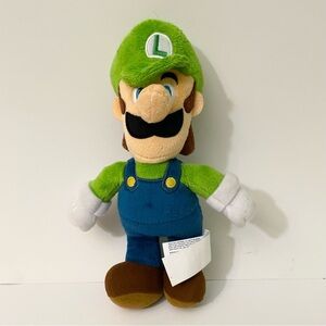 Super Mario Luigi Plush 9” Jakks Pacific Nintendo 2021